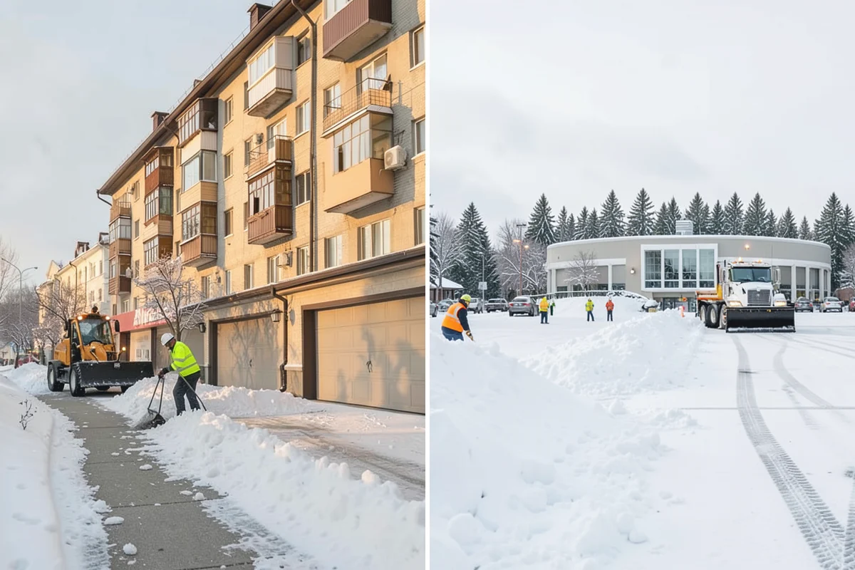 Assisted Living Snow Removal in Sumner, Pierce County, WA - Map resident paths, entries, ramps, and vehicle routes