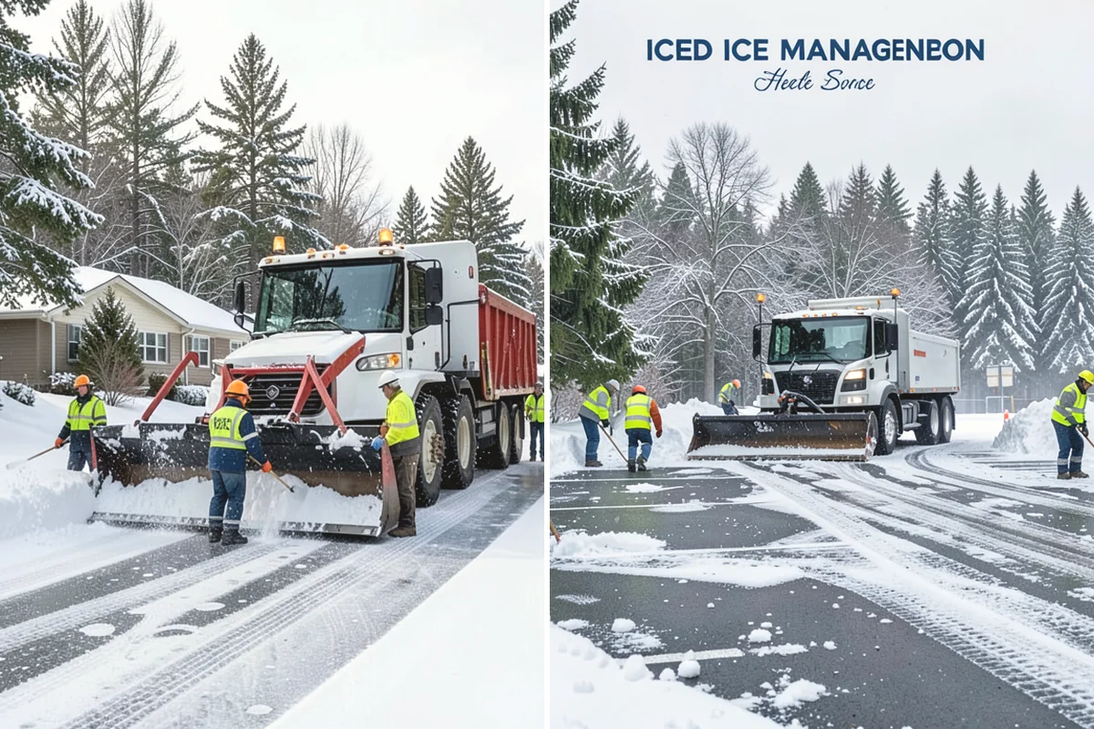 Assisted Living Snow Removal in Tukwila, King County, WA - Map resident paths, entries, ramps, and vehicle routes