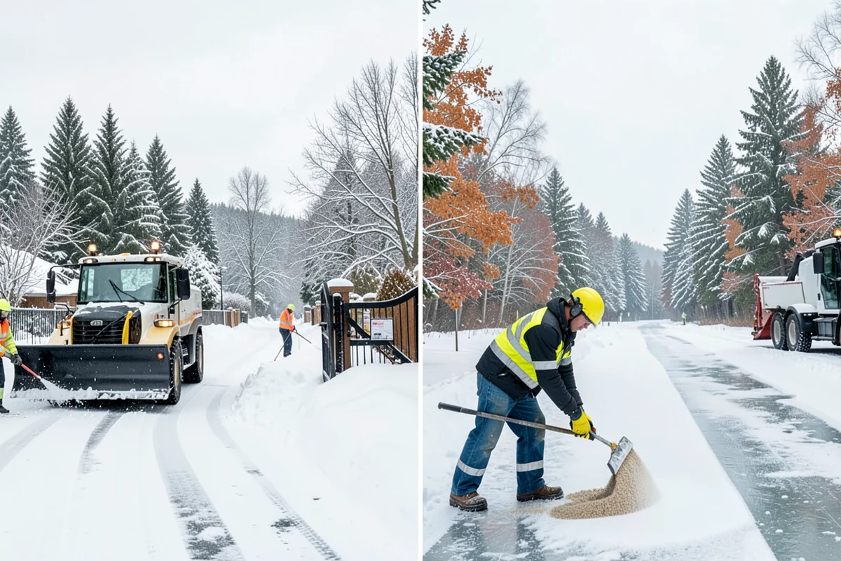 ATV Snow Plowing in Arlington, Snohomish County, WA - Evaluate access widths and surface types