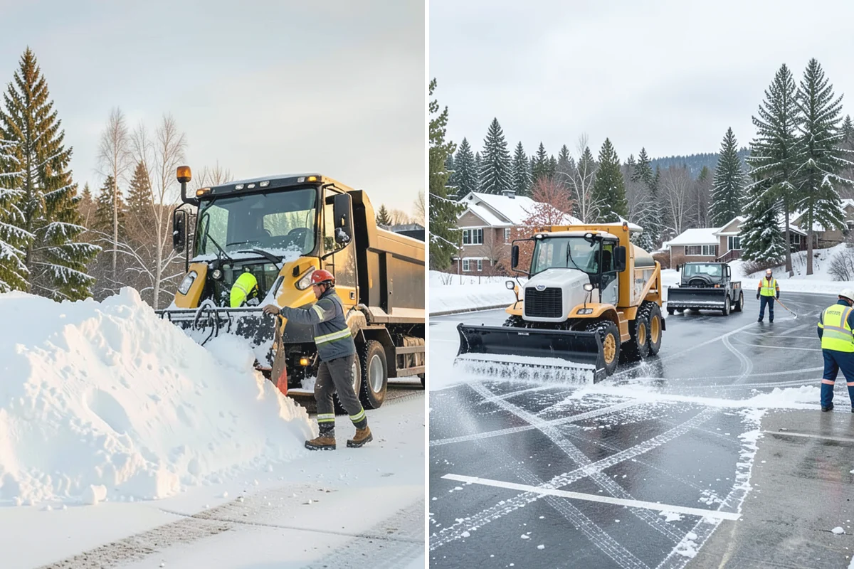 ATV Snow Plowing in Beaux Arts Village, King County, WA - Evaluate access widths and surface types