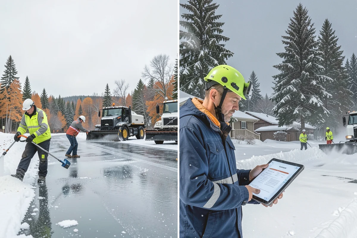 ATV Snow Plowing in Black Diamond, King County, WA - Evaluate access widths and surface types