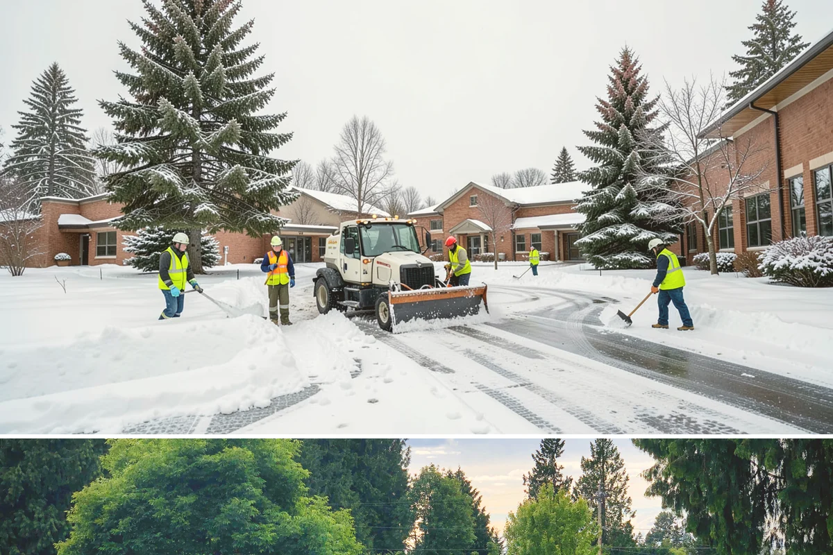 ATV Snow Plowing in Bonney Lake, Pierce County, WA - ATV plowing is most useful during the residential snow window from December through February.