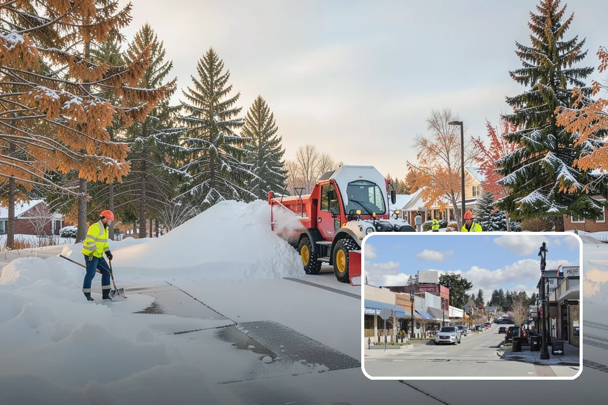 ATV Snow Plowing in Bothell, King County, WA - Access to narrow drives and tight courtyards