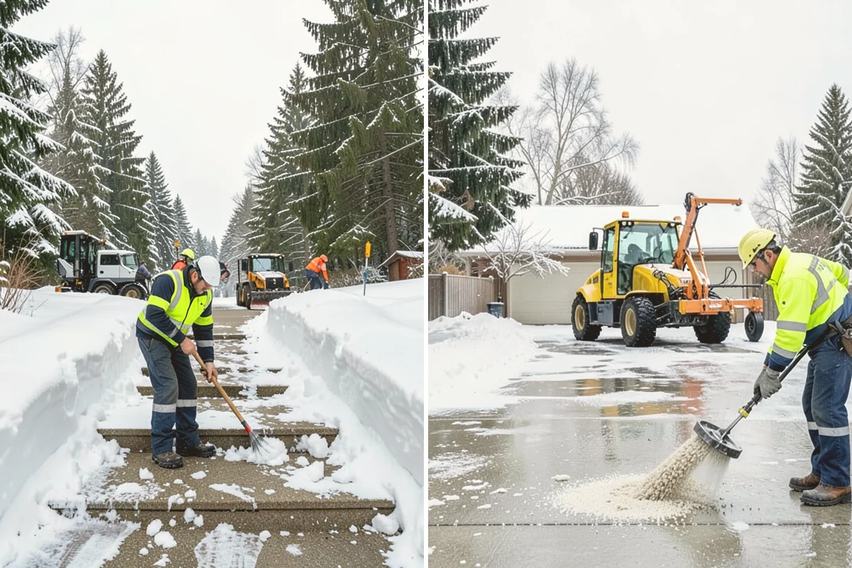 ATV Snow Plowing in Bothell, King County, WA - Evaluate access widths and surface types