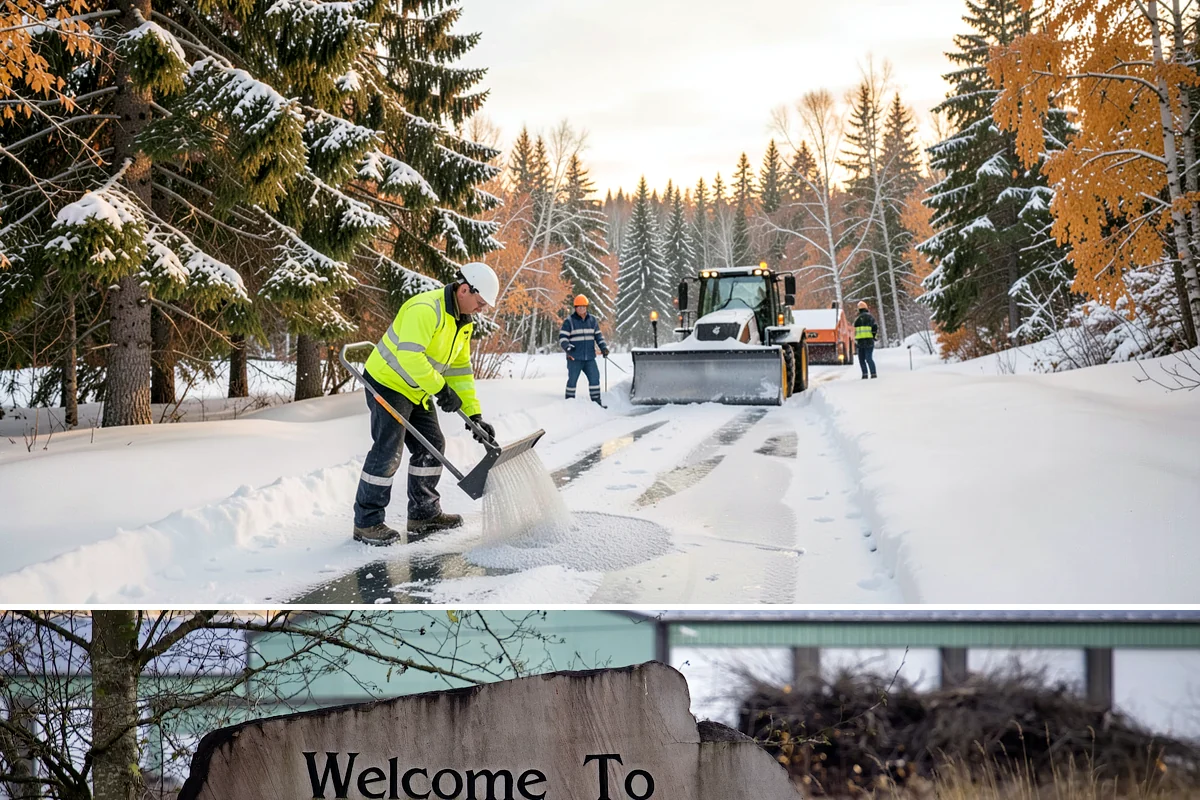 ATV Snow Plowing in Buckley, Pierce County, WA - ATV plowing is most useful during the residential snow window from December through February.