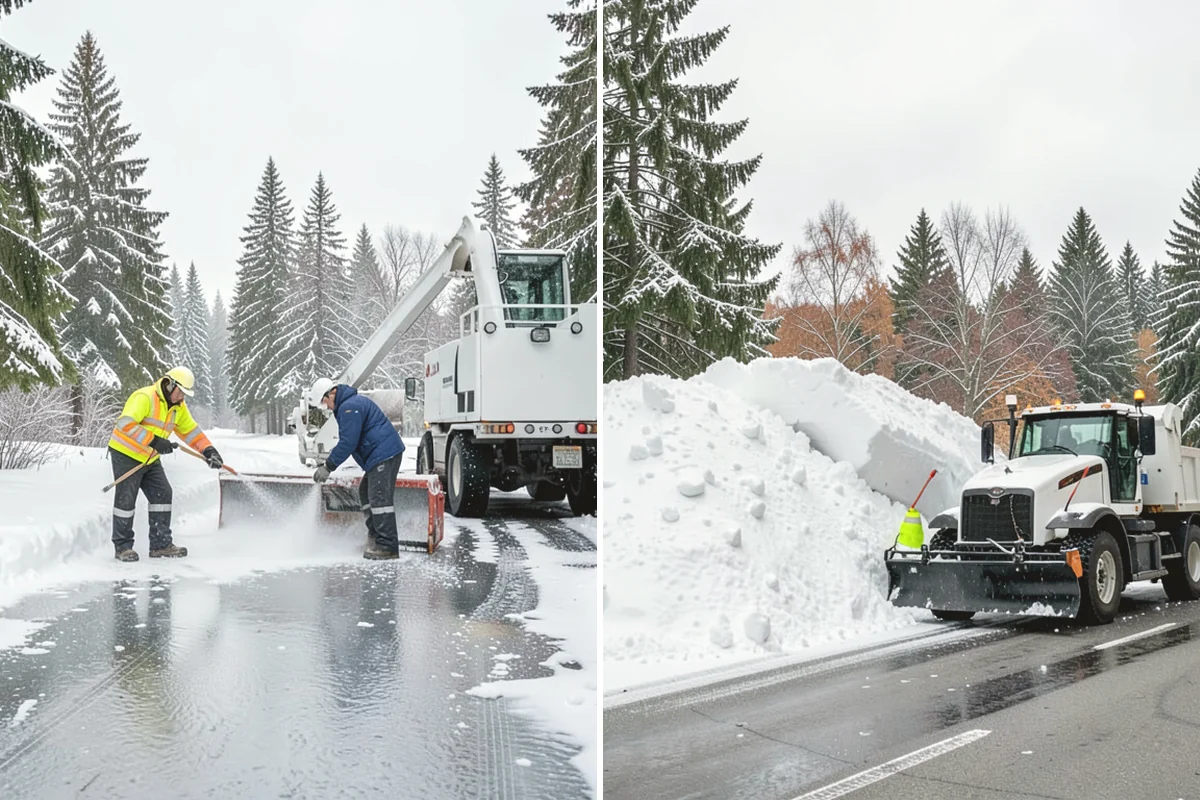 ATV Snow Plowing in Burlington, Skagit County, WA - Evaluate access widths and surface types