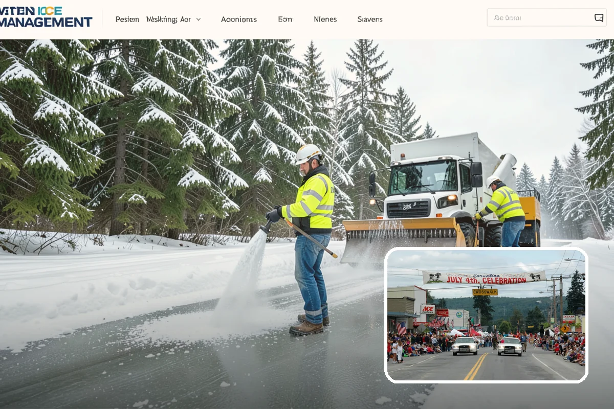 ATV Snow Plowing in Carnation, King County, WA - Access to narrow drives and tight courtyards