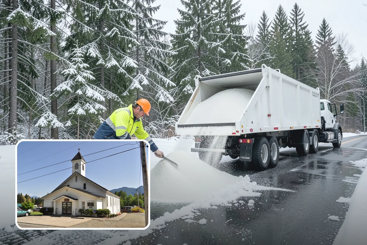 ATV Snow Plowing in Concrete, Skagit County, WA - Access to narrow drives and tight courtyards