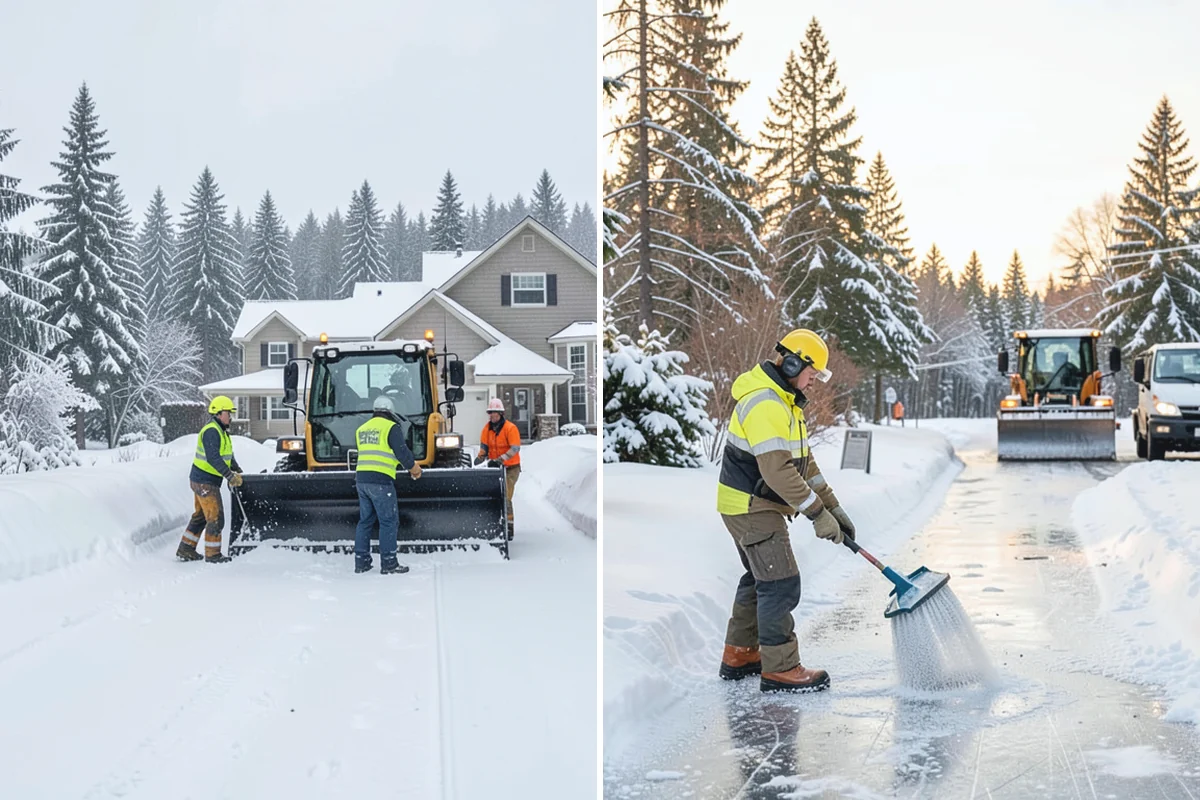 ATV Snow Plowing in Darrington, Snohomish County, WA - Evaluate access widths and surface types