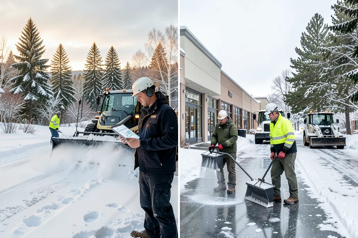 ATV Snow Plowing in DuPont, Pierce County, WA - Evaluate access widths and surface types