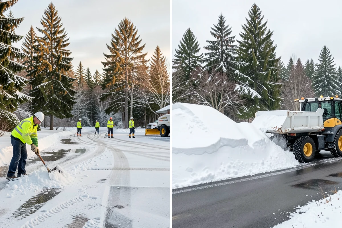 ATV Snow Plowing in Enumclaw, King County, WA - Evaluate access widths and surface types