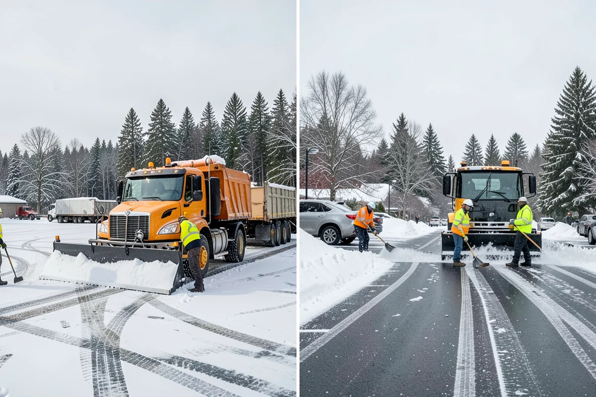 ATV Snow Plowing in Fircrest, Pierce County, WA - Evaluate access widths and surface types