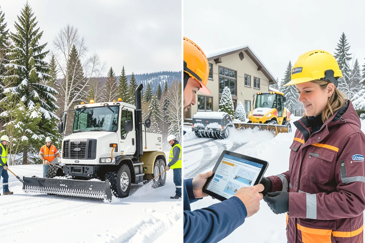 ATV Snow Plowing in Issaquah, King County, WA - Evaluate access widths and surface types