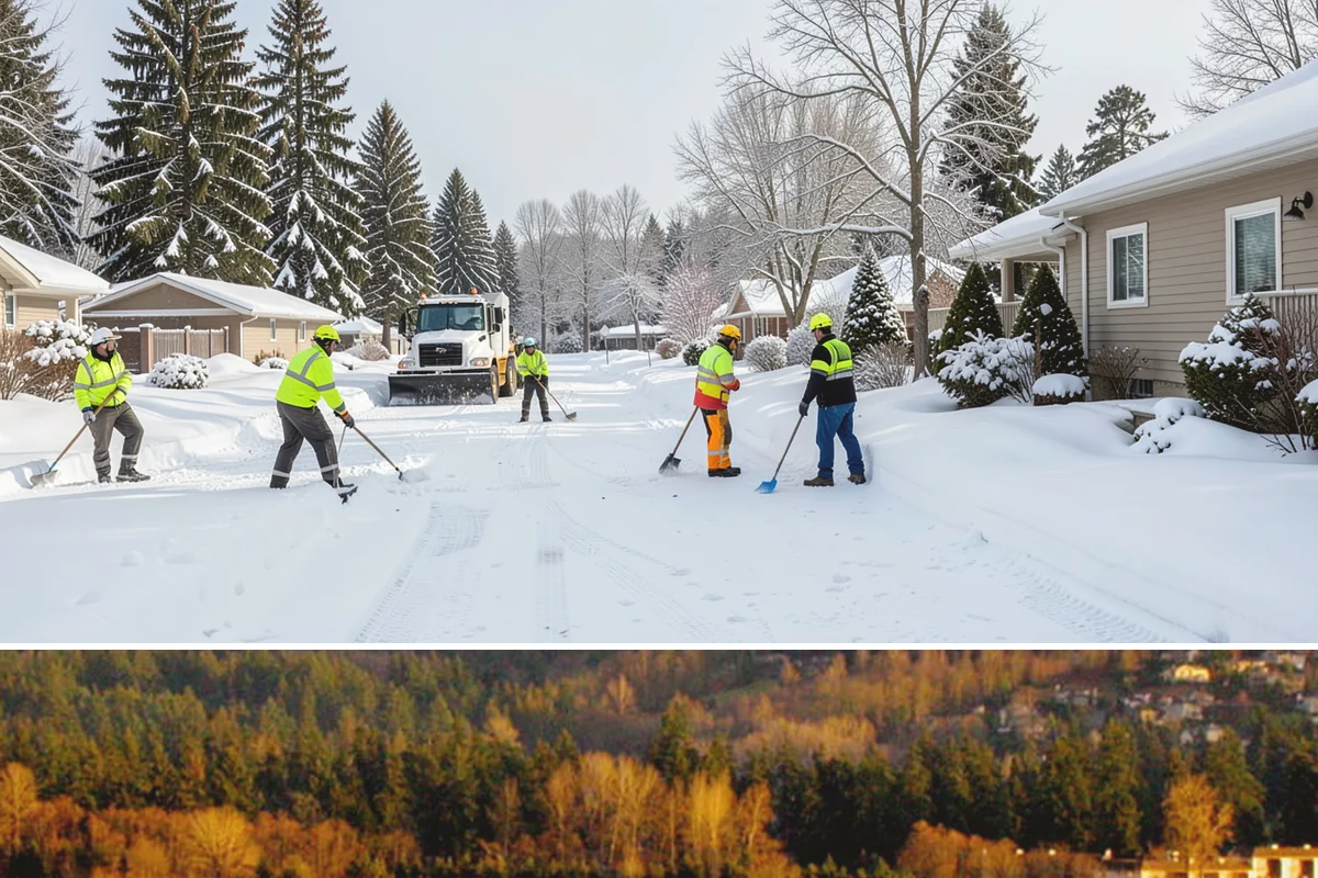 ATV Snow Plowing in Kenmore, King County, WA - ATV plowing is most useful during the residential snow window from December through February.