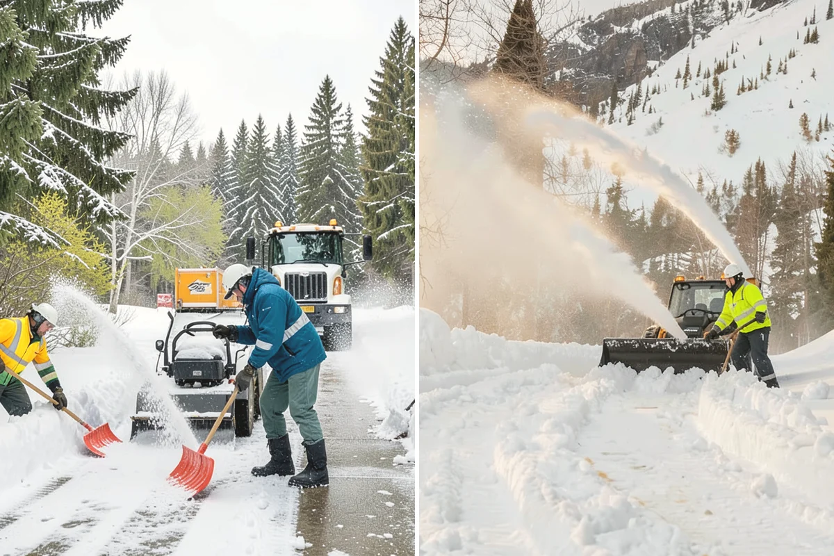 ATV Snow Plowing in Lake Stevens, Snohomish County, WA - Evaluate access widths and surface types