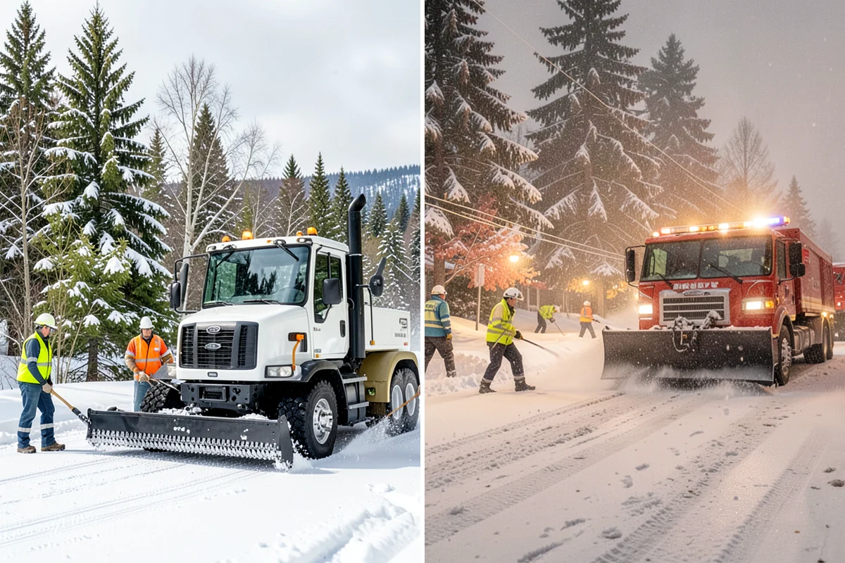 ATV Snow Plowing in Lakewood, Pierce County, WA - Evaluate access widths and surface types