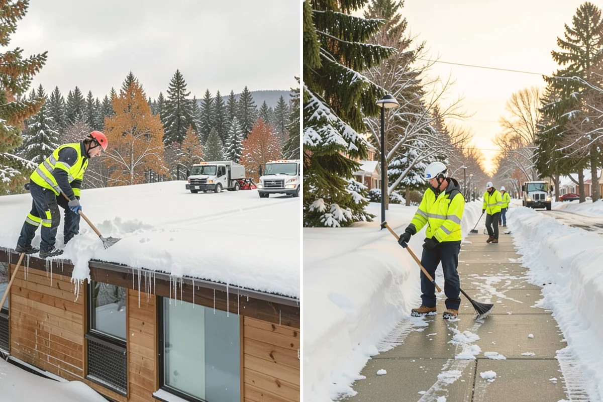 ATV Snow Plowing in Langley, Island County, WA - Evaluate access widths and surface types