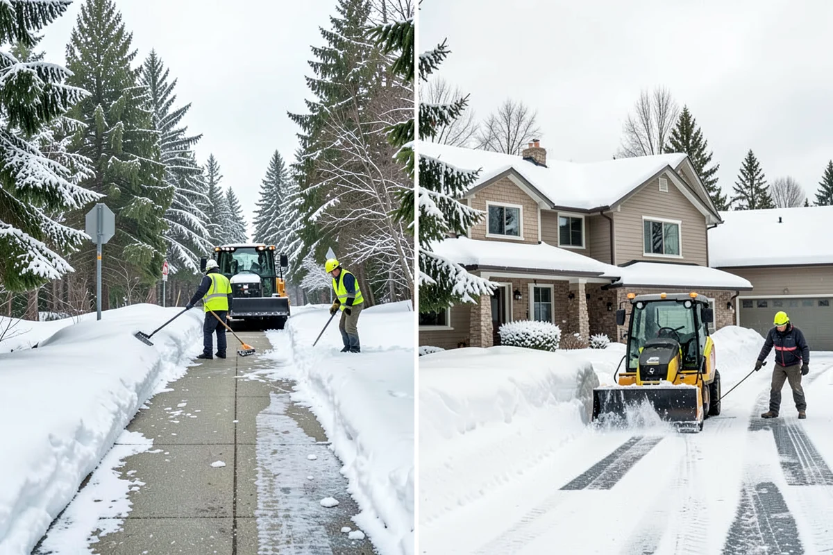 ATV Snow Plowing in Maple Valley, King County, WA - Evaluate access widths and surface types