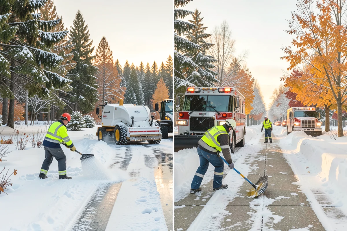 ATV Snow Plowing in Mill Creek, Snohomish County, WA - Evaluate access widths and surface types