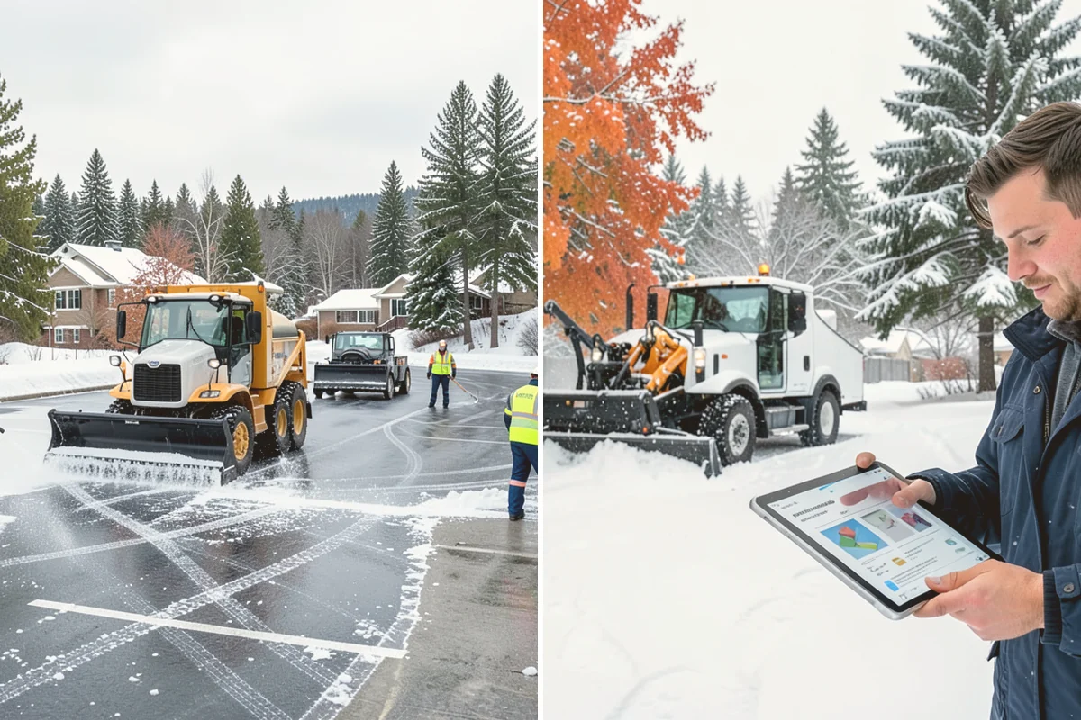 ATV Snow Plowing in Milton, King County, WA - Evaluate access widths and surface types