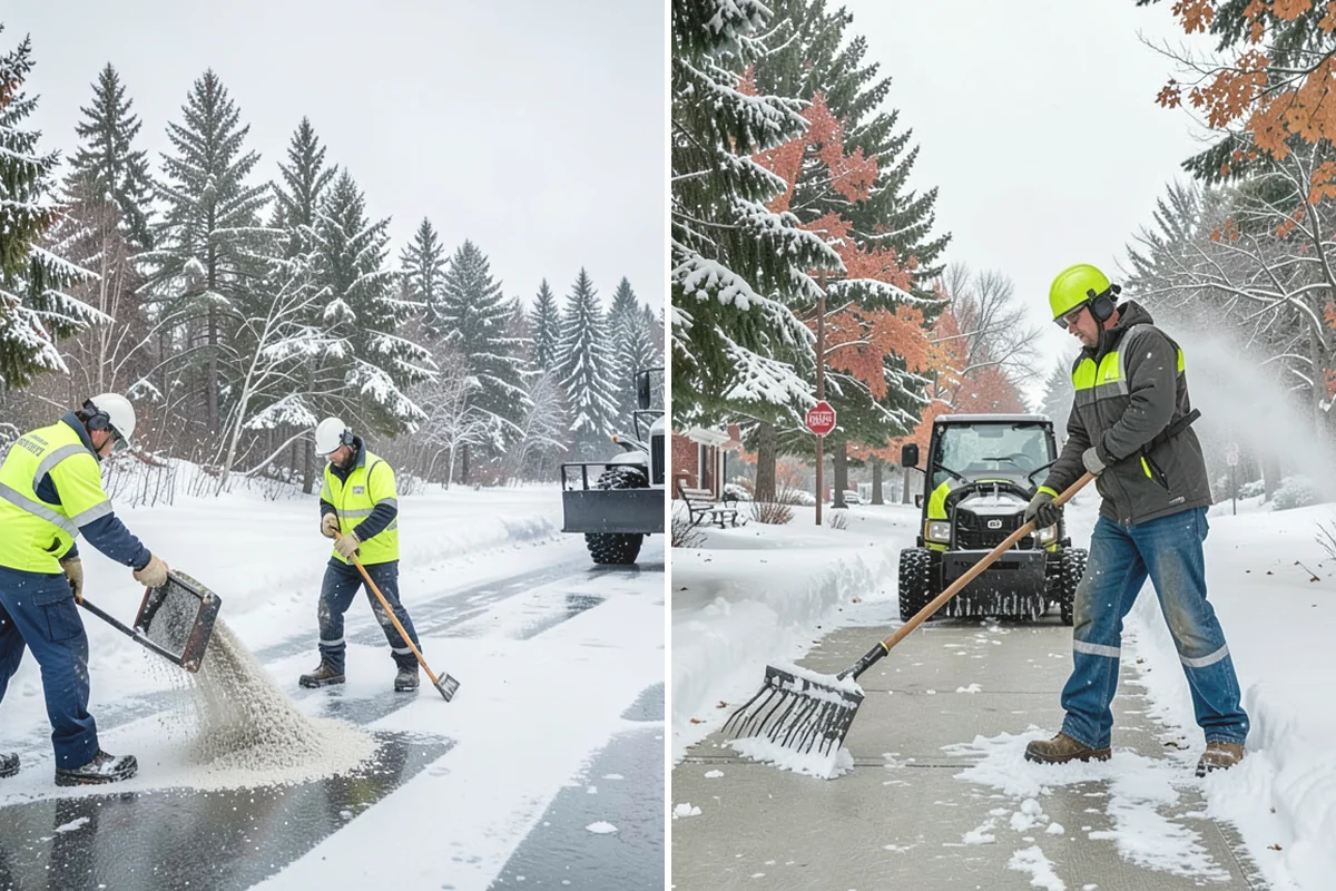 ATV Snow Plowing in Monroe, Snohomish County, WA - Evaluate access widths and surface types
