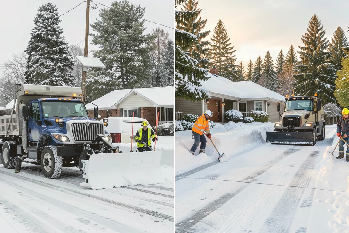 ATV Snow Plowing in Mount Vernon, Skagit County, WA - Evaluate access widths and surface types