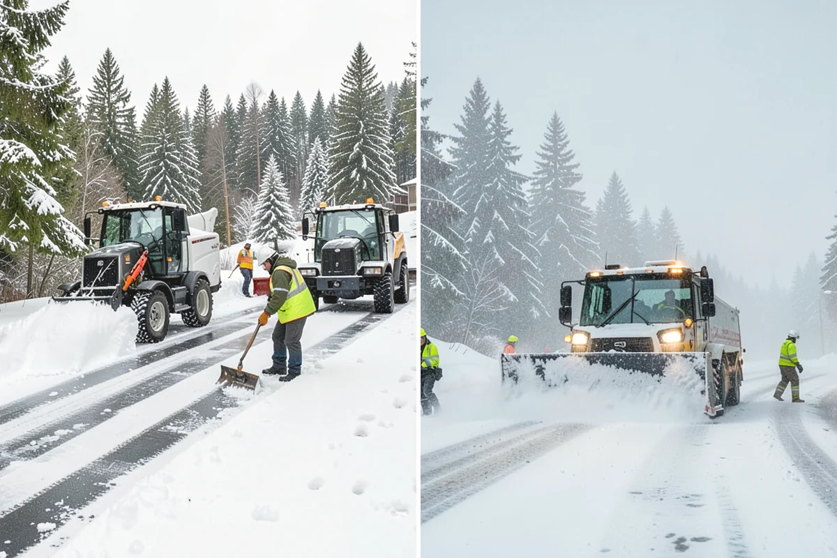 ATV Snow Plowing in North Bend, King County, WA - Evaluate access widths and surface types