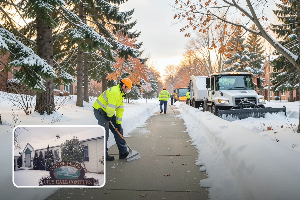 ATV Snow Plowing in Pacific, King County, WA - Access to narrow drives and tight courtyards