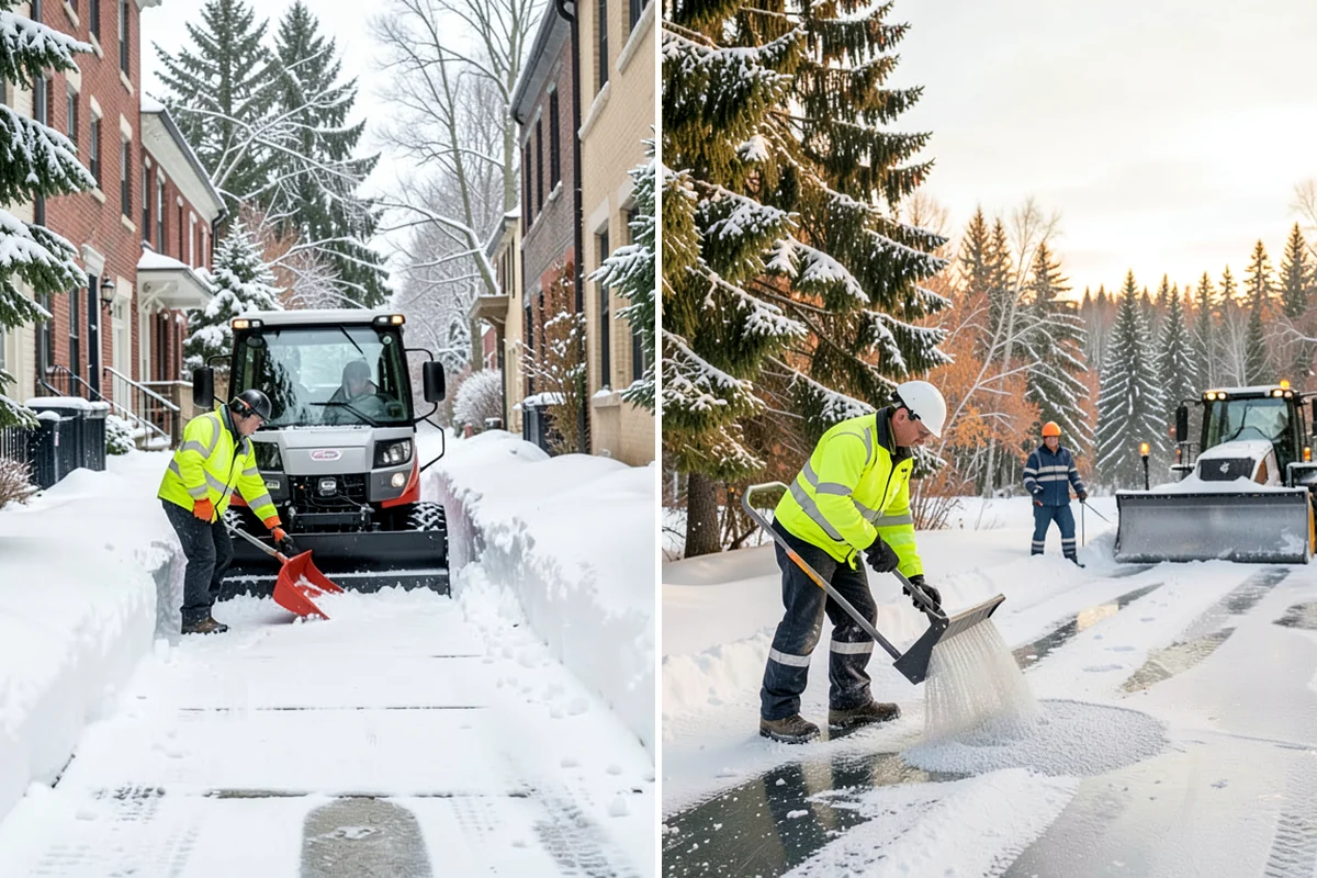 ATV Snow Plowing in Pacific, King County, WA - Evaluate access widths and surface types
