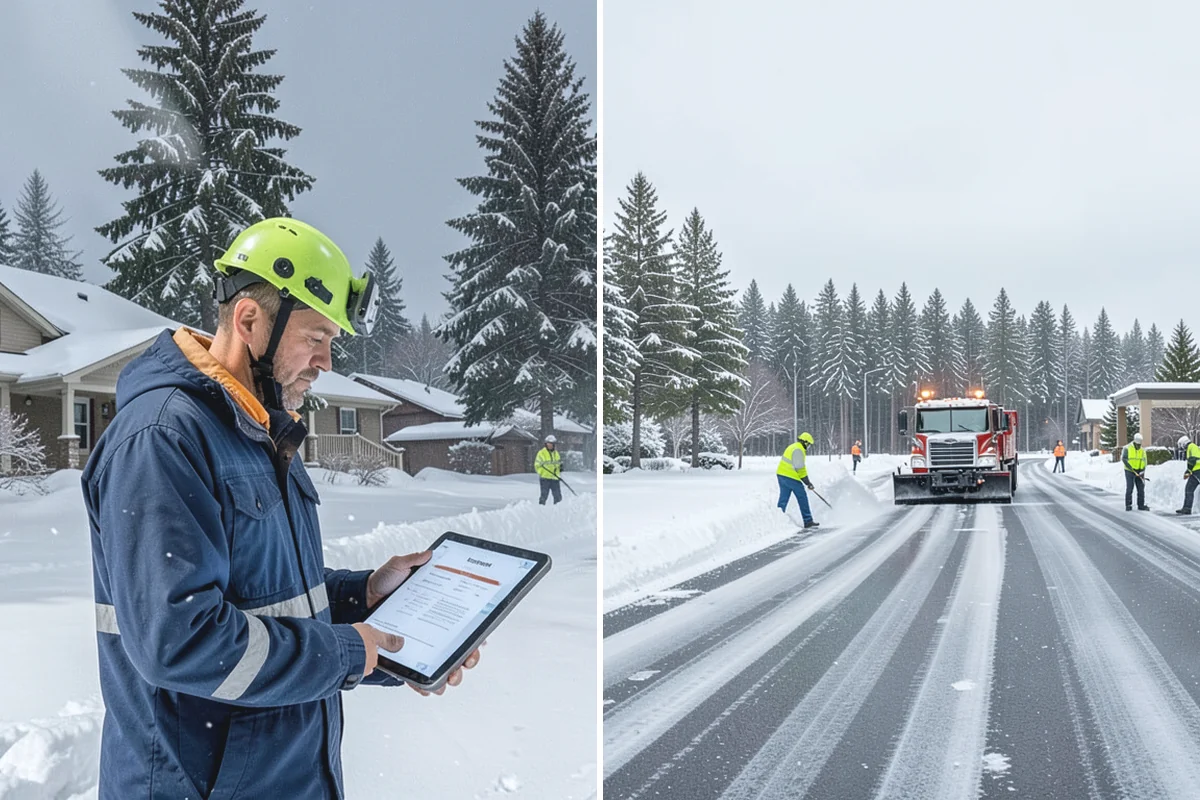 ATV Snow Plowing in Renton, King County, WA - Evaluate access widths and surface types