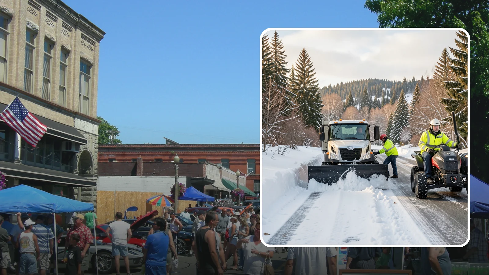 ATV Snow Plowing in Snohomish, Snohomish County, WA - Our plow-equipped ATVs clear tight residential drives and pathways that full-size trucks cannot reach.