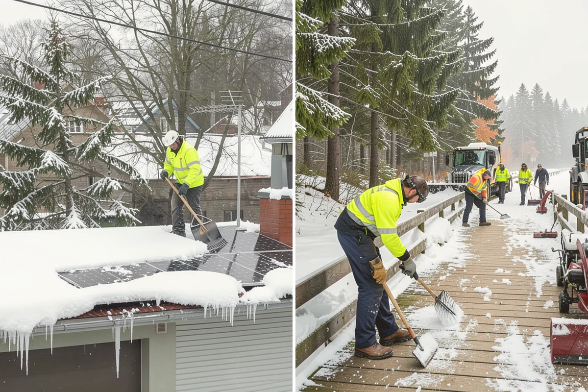 ATV Snow Plowing in Snohomish, Snohomish County, WA - Evaluate access widths and surface types