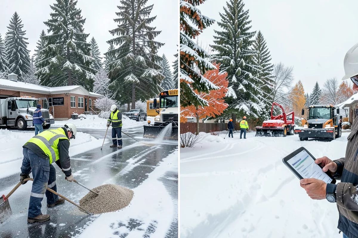 ATV Snow Plowing in Snoqualmie, King County, WA - Evaluate access widths and surface types