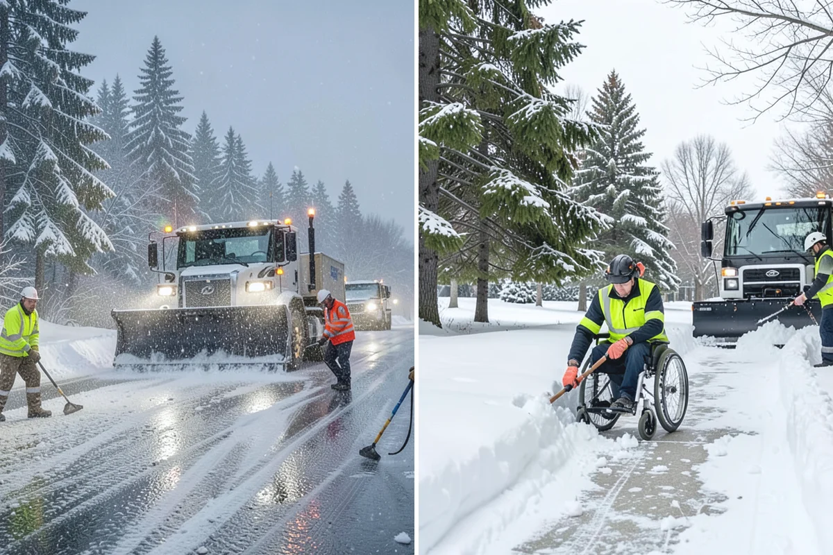 ATV Snow Plowing in South Prairie, Pierce County, WA - Evaluate access widths and surface types