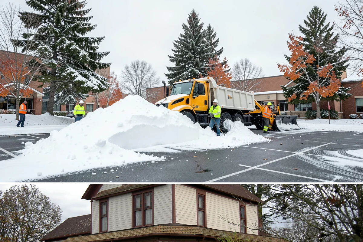 ATV Snow Plowing in Sumner, Pierce County, WA - ATV plowing is most useful during the residential snow window from December through February.
