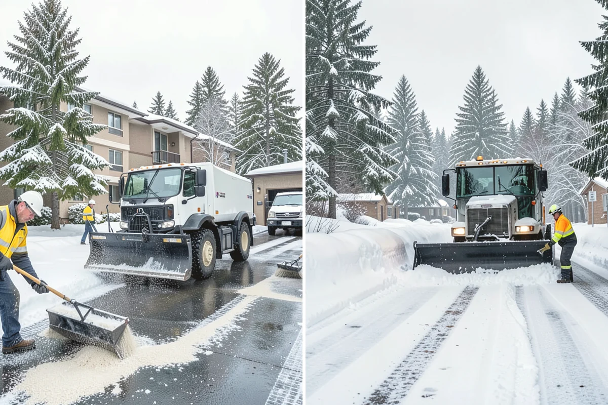 ATV Snow Plowing in Tukwila, King County, WA - Evaluate access widths and surface types