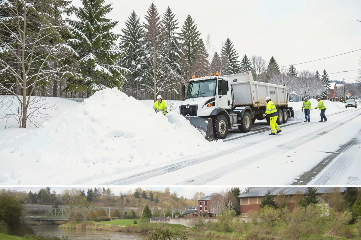 ATV Snow Plowing in Tukwila, King County, WA - ATV plowing is most useful during the residential snow window from December through February.