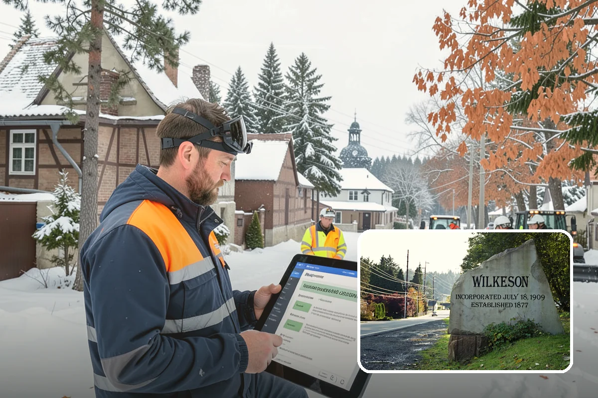 ATV Snow Plowing in Wilkeson, Pierce County, WA - Access to narrow drives and tight courtyards