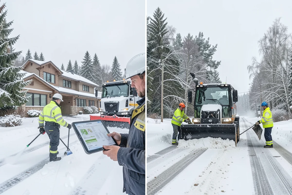ATV Snow Plowing in Wilkeson, Pierce County, WA - Evaluate access widths and surface types