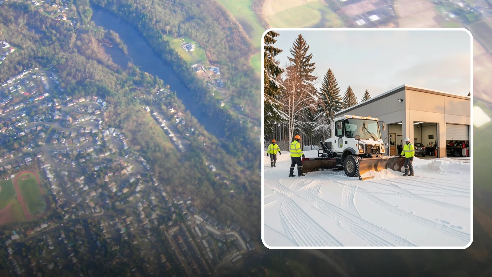 Auto Repair Shop Snow Removal in Algona, King County, WA - We keep your bay approaches, customer parking, and lot clear so vehicles can get in and out of the shop the moment the snow stops.