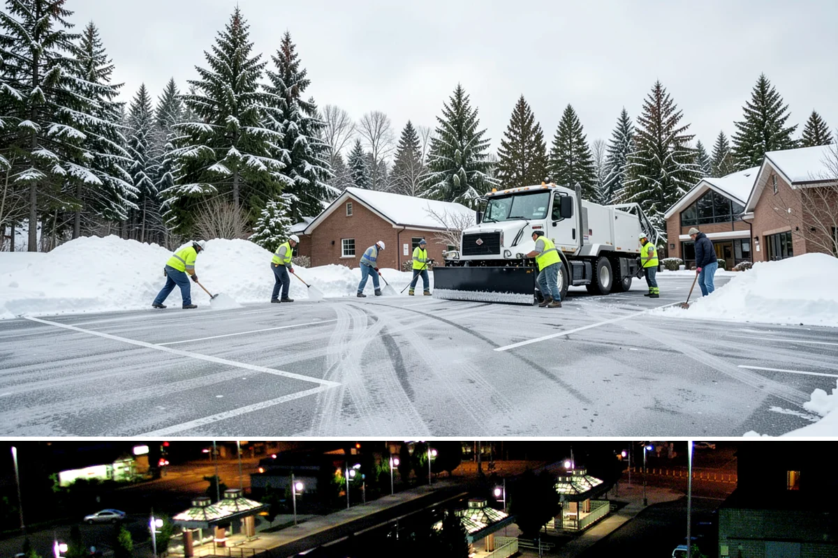 Auto Repair Shop Snow Removal in Auburn, King County, WA - Repair shops need clearing December through February when lowland aprons ice over on cold nights.