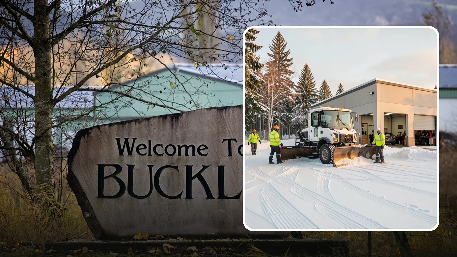 Auto Repair Shop Snow Removal in Buckley, Pierce County, WA - We keep your bay approaches, customer parking, and lot clear so vehicles can get in and out of the shop the moment the snow stops.