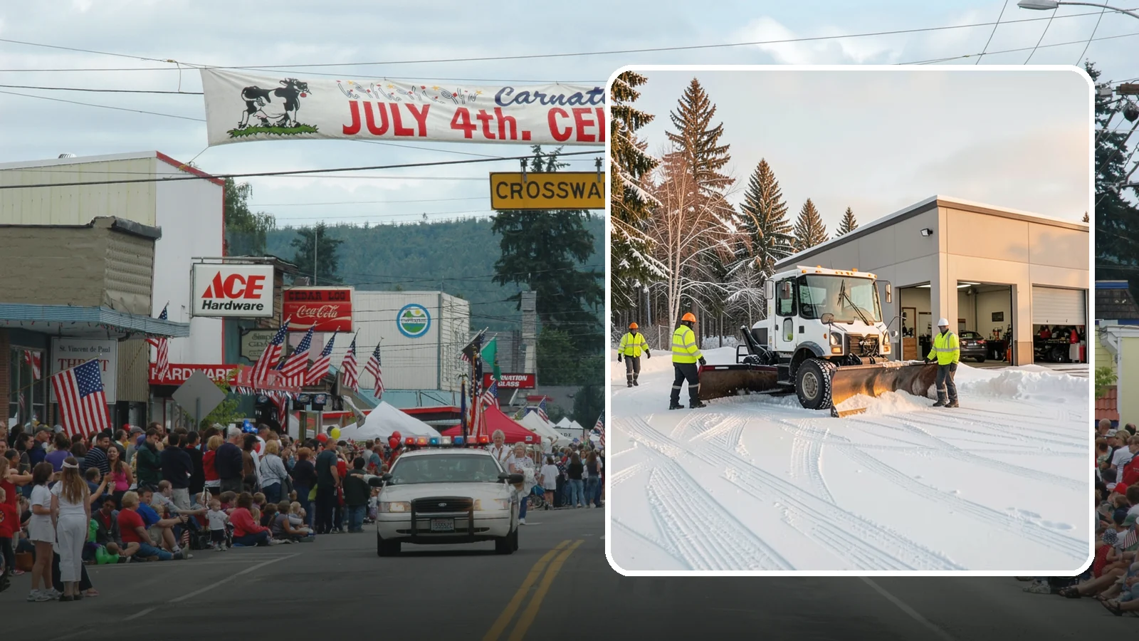 Auto Repair Shop Snow Removal in Carnation, King County, WA - We keep your bay approaches, customer parking, and lot clear so vehicles can get in and out of the shop the moment the snow stops.