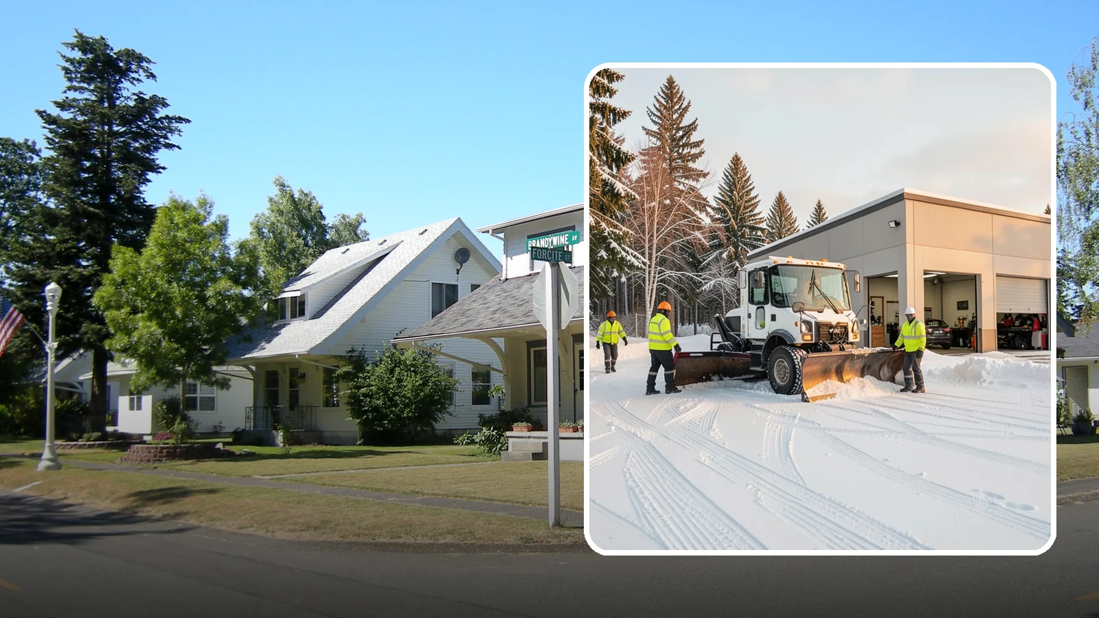 Auto Repair Shop Snow Removal in DuPont, Pierce County, WA - We keep your bay approaches, customer parking, and lot clear so vehicles can get in and out of the shop the moment the snow stops.