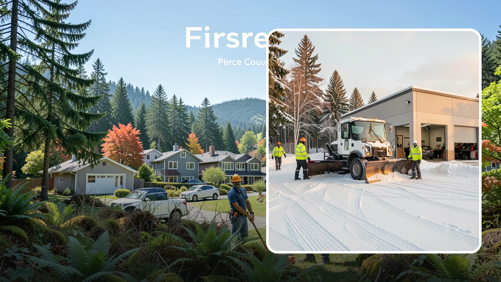 Auto Repair Shop Snow Removal in Fircrest, Pierce County, WA - We keep your bay approaches, customer parking, and lot clear so vehicles can get in and out of the shop the moment the snow stops.
