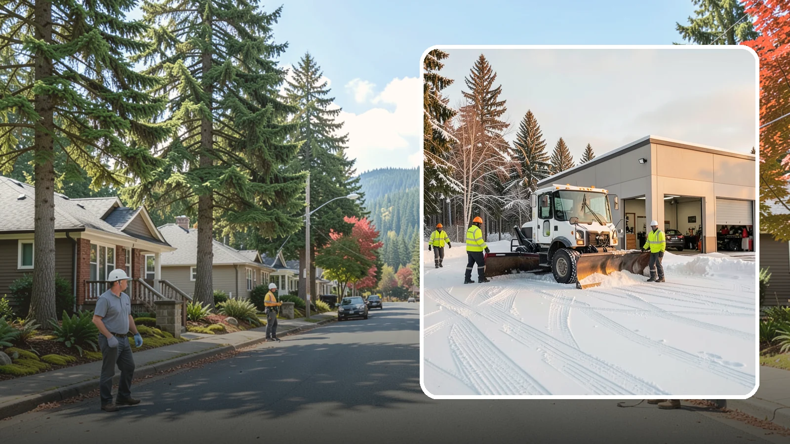 Auto Repair Shop Snow Removal in Hunts Point, King County, WA - We keep your bay approaches, customer parking, and lot clear so vehicles can get in and out of the shop the moment the snow stops.