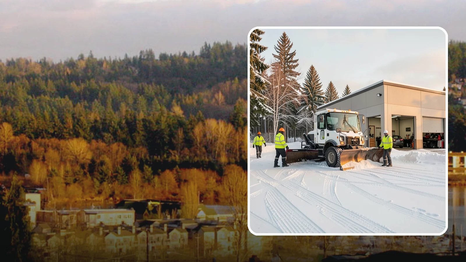 Auto Repair Shop Snow Removal in Kenmore, King County, WA - We keep your bay approaches, customer parking, and lot clear so vehicles can get in and out of the shop the moment the snow stops.