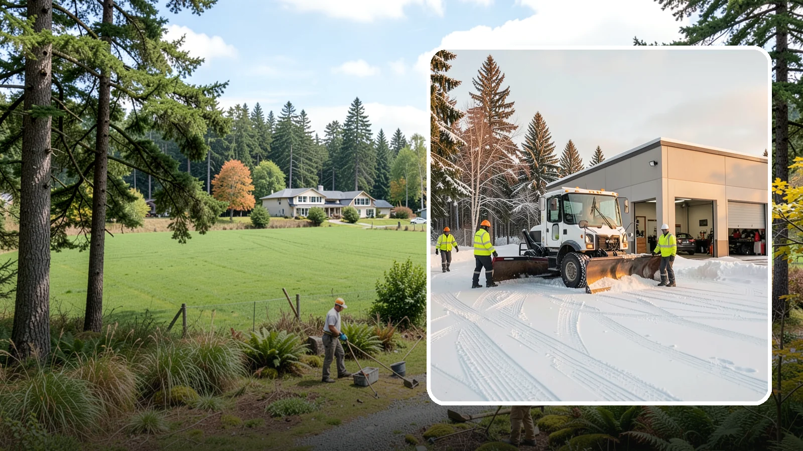 Auto Repair Shop Snow Removal in Lyman, Skagit County, WA - We keep your bay approaches, customer parking, and lot clear so vehicles can get in and out of the shop the moment the snow stops.