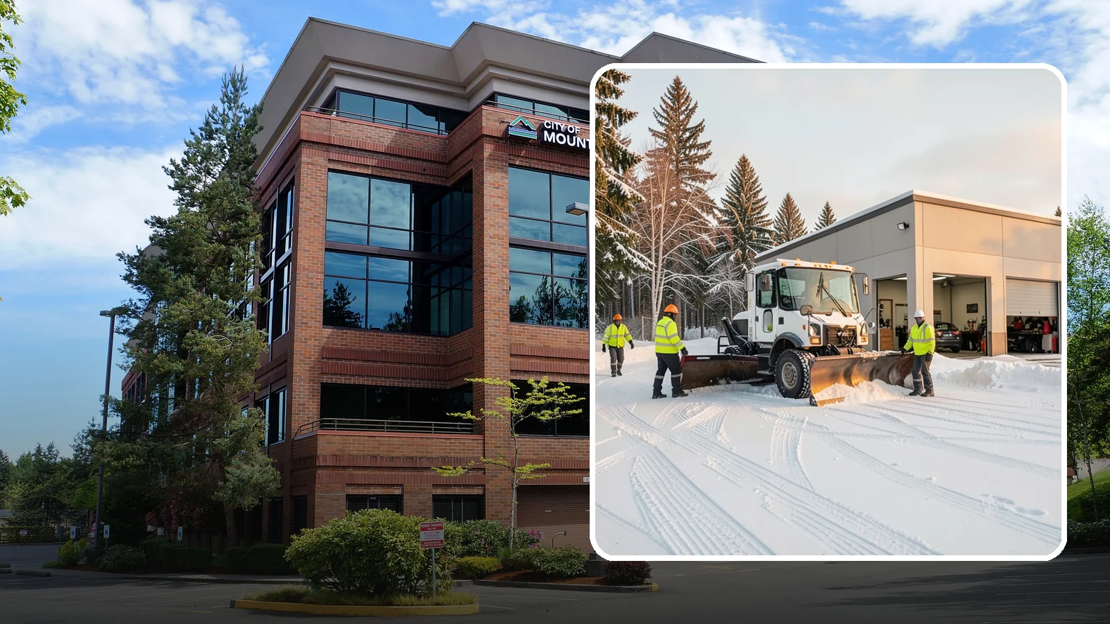 Auto Repair Shop Snow Removal in Mountlake Terrace, Snohomish County, WA - We keep your bay approaches, customer parking, and lot clear so vehicles can get in and out of the shop the moment the snow stops.