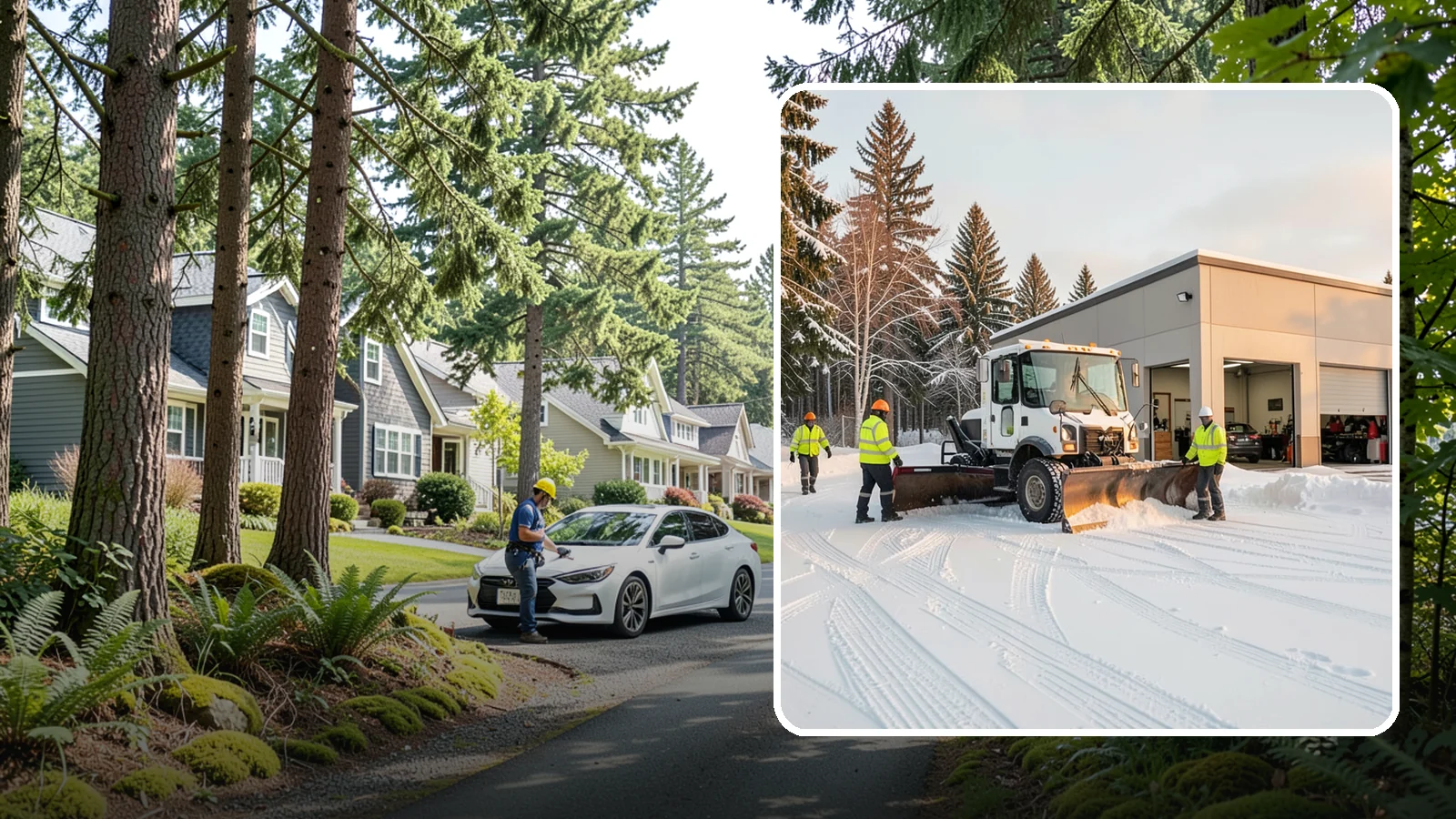Auto Repair Shop Snow Removal in Normandy Park, King County, WA - We keep your bay approaches, customer parking, and lot clear so vehicles can get in and out of the shop the moment the snow stops.